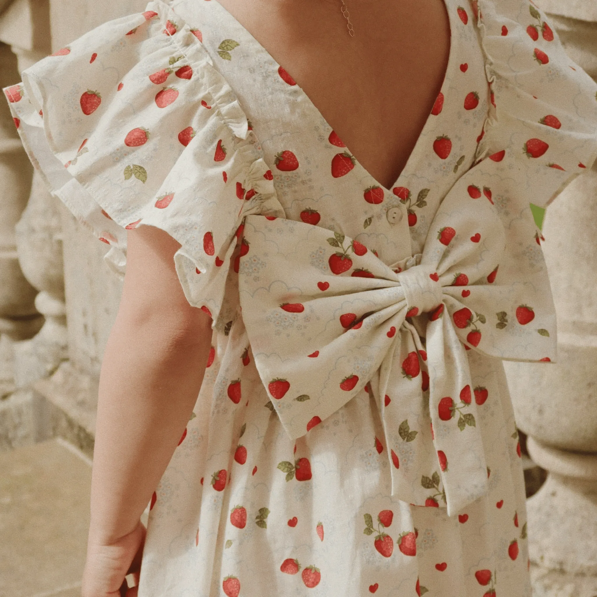 Evia Bow Dress - Marmalade