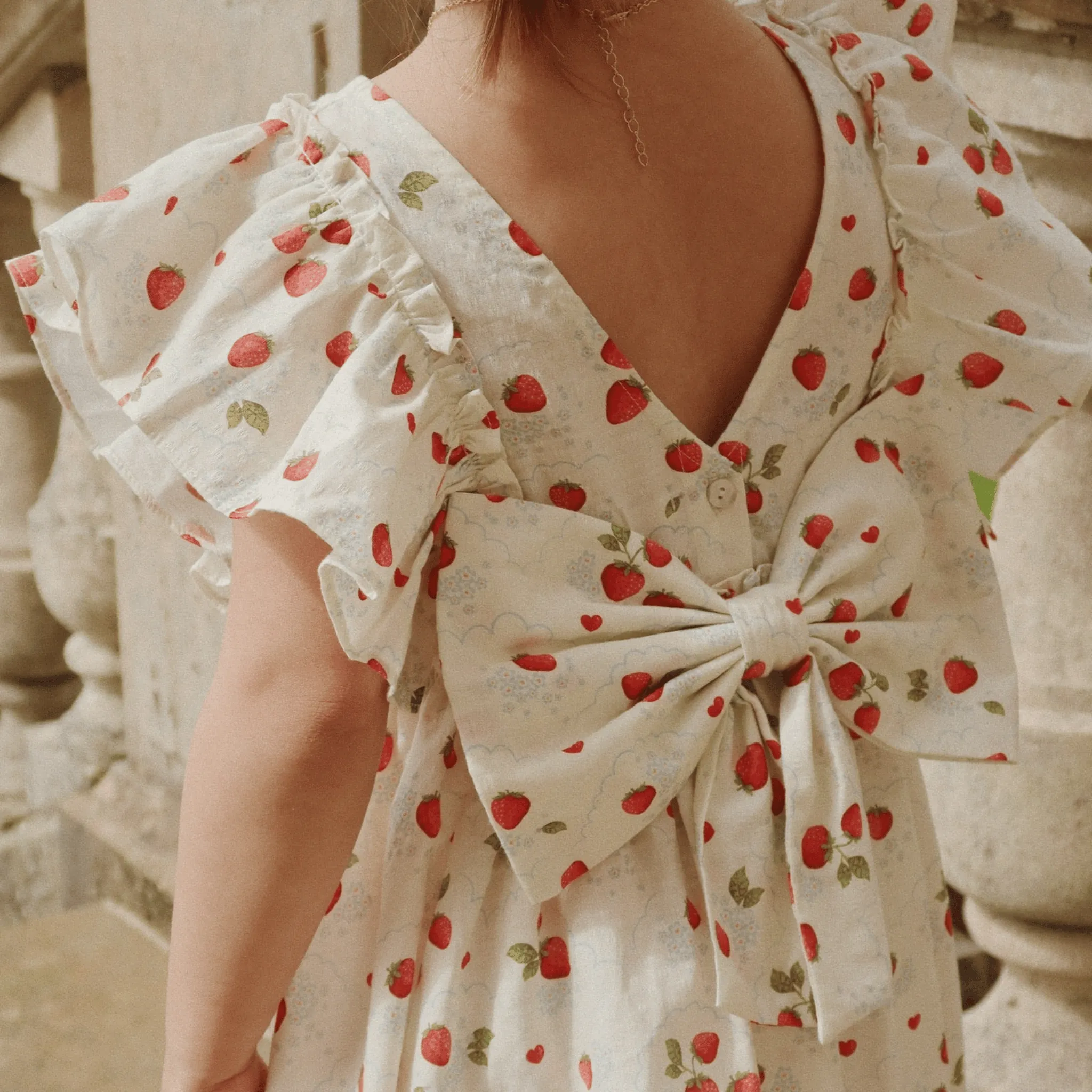Evia Bow Dress - Marmalade