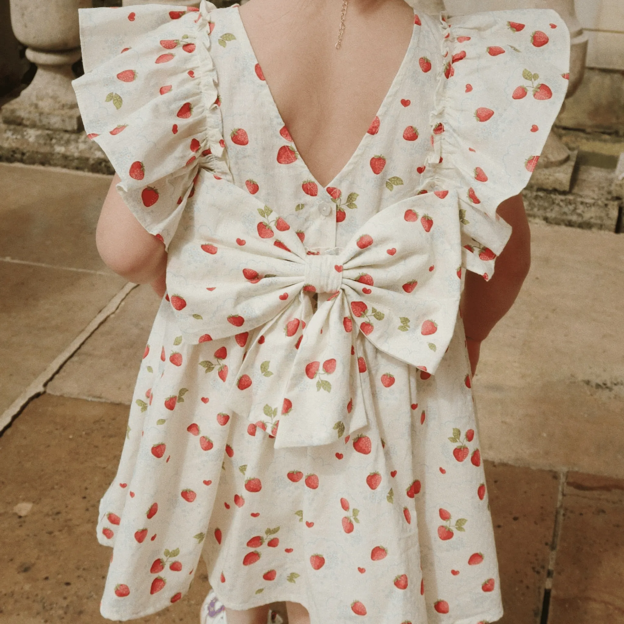 Evia Bow Dress - Marmalade