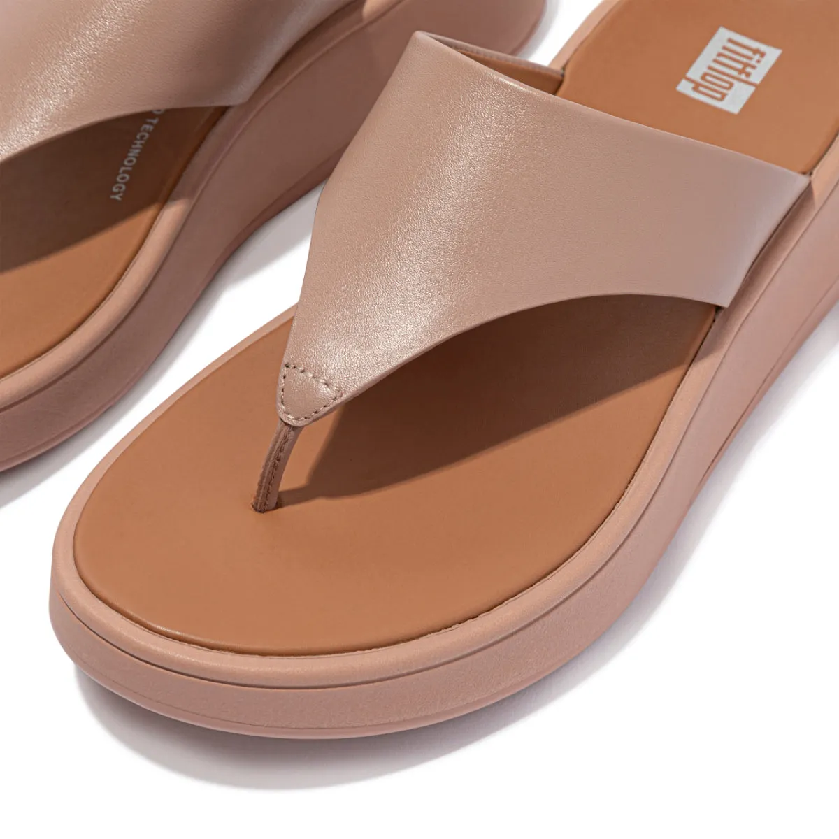 F-MODE Flatform Toe-Post Sandals