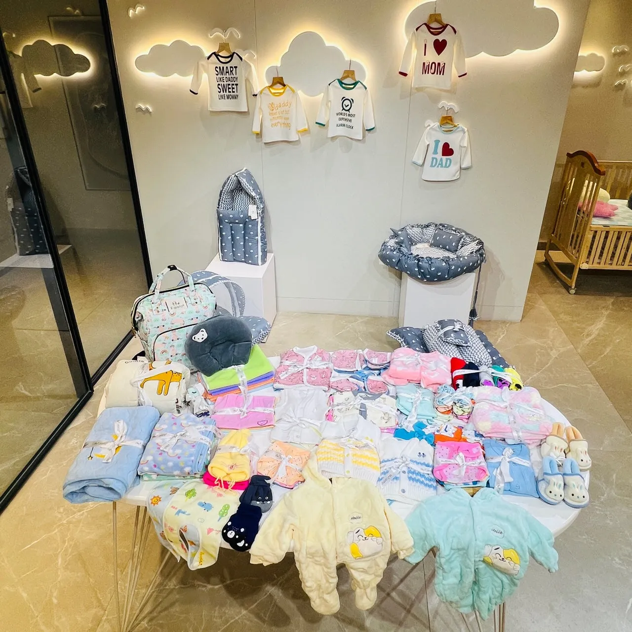 FARETO NEW BORN BABY PREMIUM QUALITY PURELY WINTER ESSENTIALS 130 IN1(0-6MONTHS)