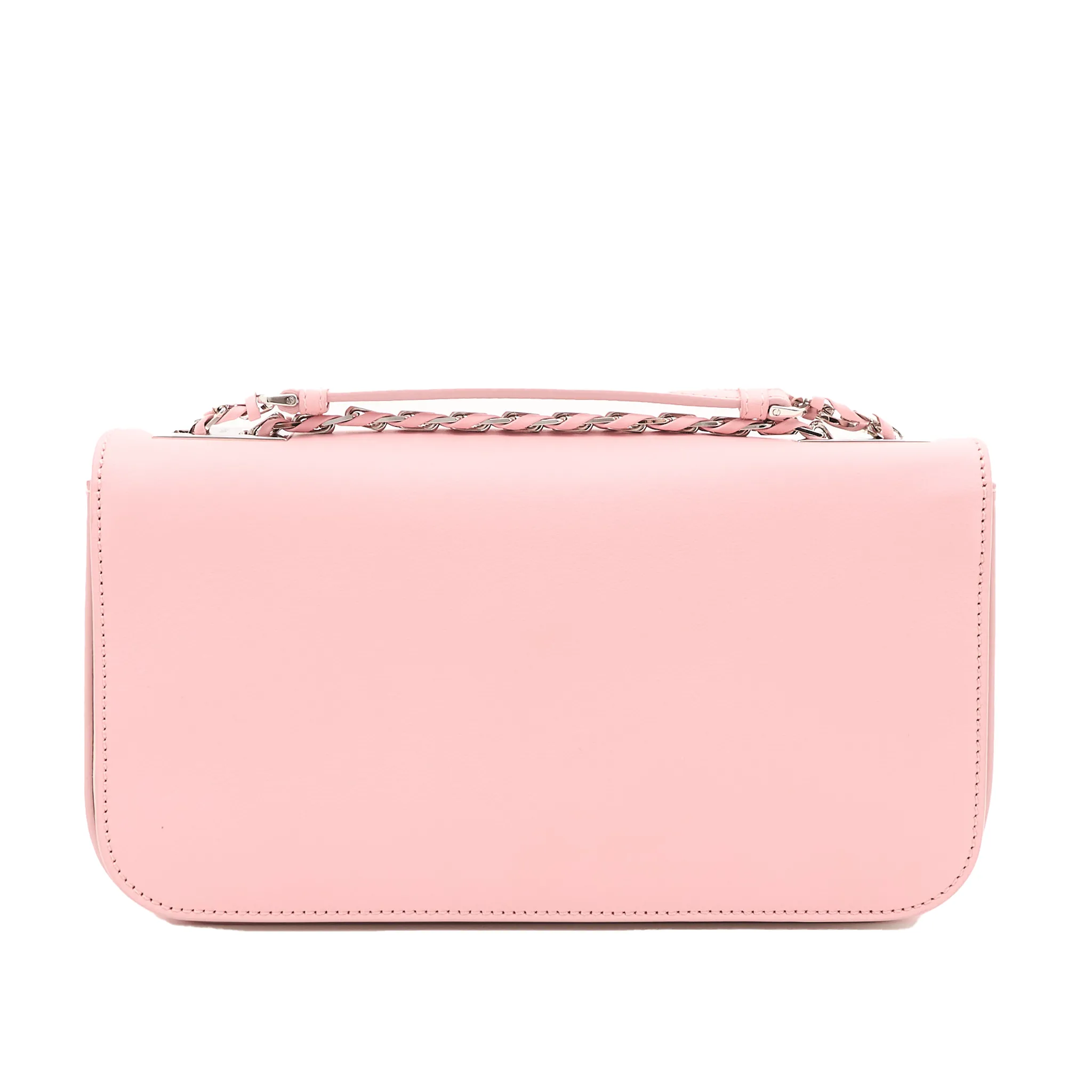 Fendi Pink Leather 3 Baguette Crossbody Bag