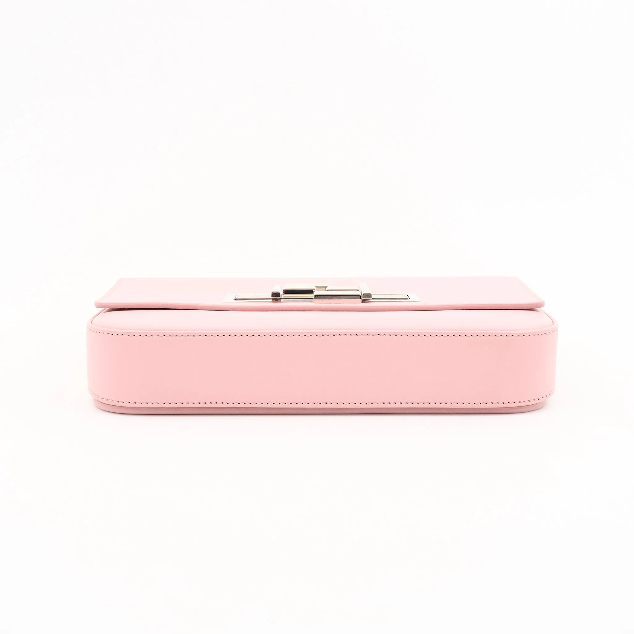Fendi Pink Leather 3 Baguette Crossbody Bag