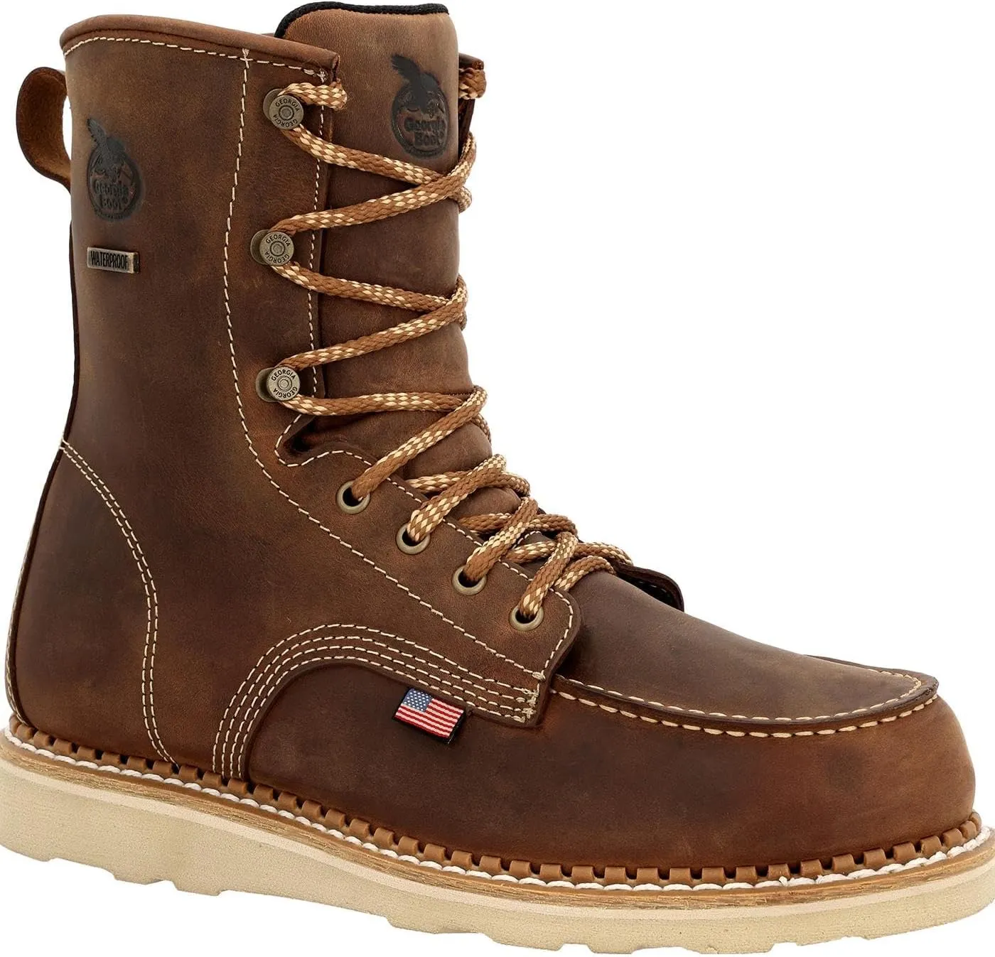 Georgia Boot Wedge Waterproof Work Boot Size 14(M)
