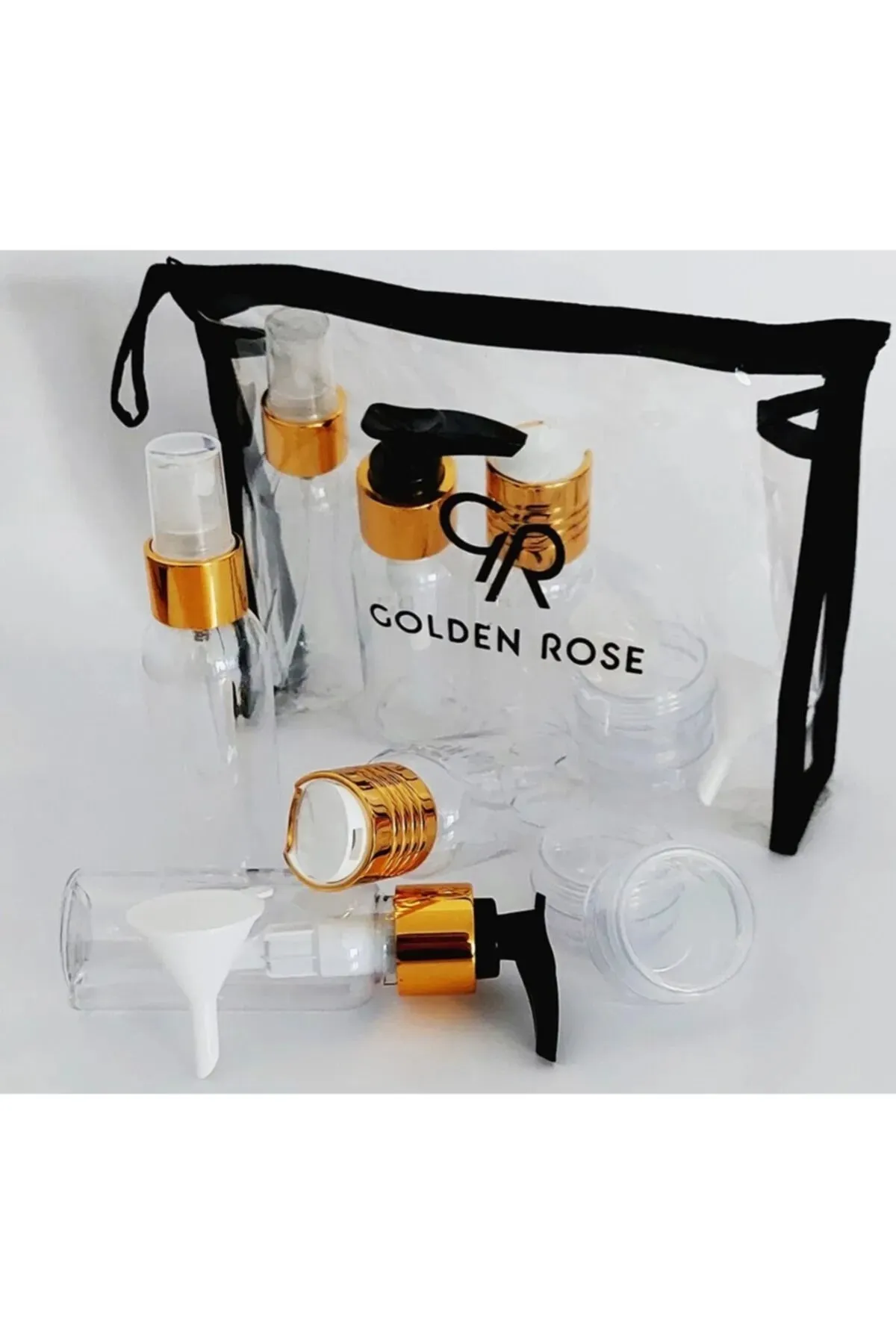 Golden Rose Travel Set 5 pieces Makeup Bag