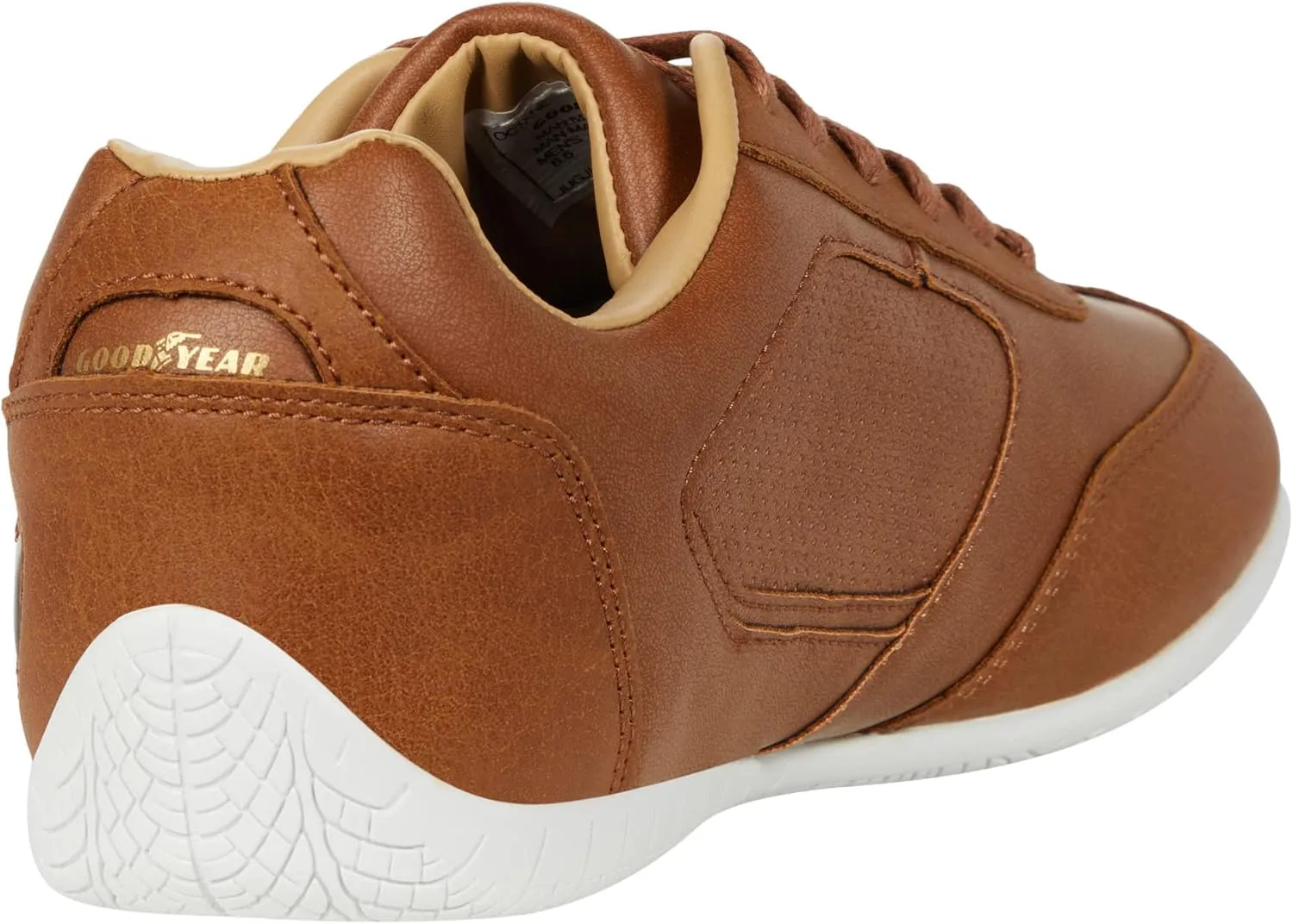 Goodyear Octane Racing Sneaker for Men, Pair, Athletic Auto Racing Footwear with Non-Slip EVA Rubber Soles, PU Leather Upper, Mesh Lining