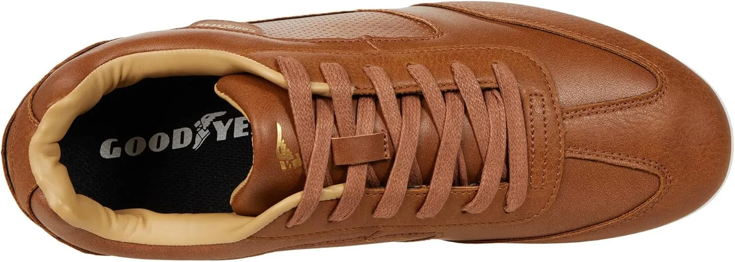 Goodyear Octane Racing Sneaker for Men, Pair, Athletic Auto Racing Footwear with Non-Slip EVA Rubber Soles, PU Leather Upper, Mesh Lining
