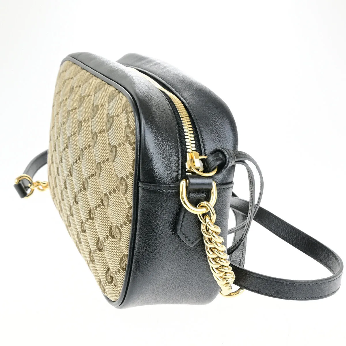 Gucci Marmont Gg Pattern Chain Shoulder