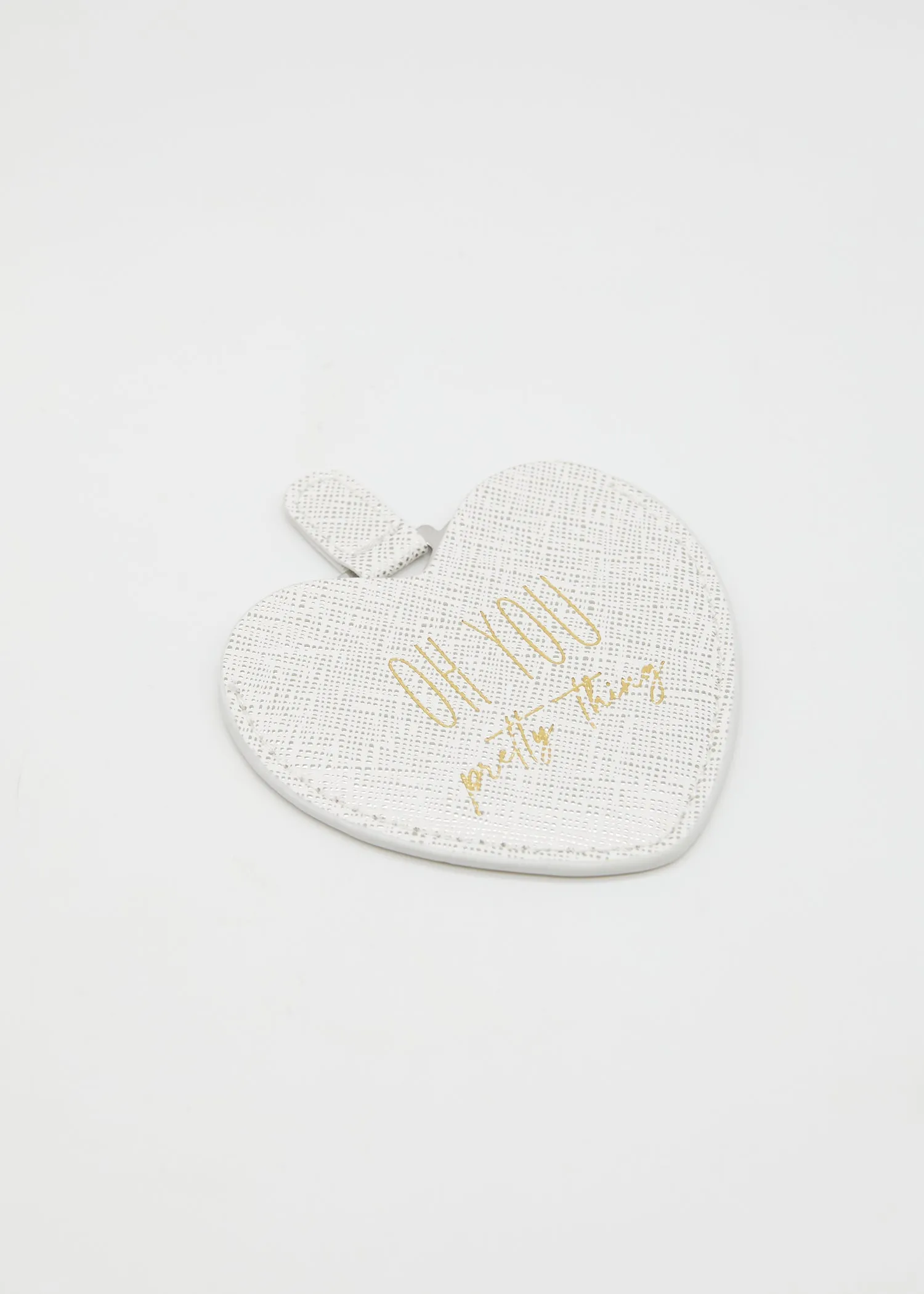 Heart Compact Mirror - Silver
