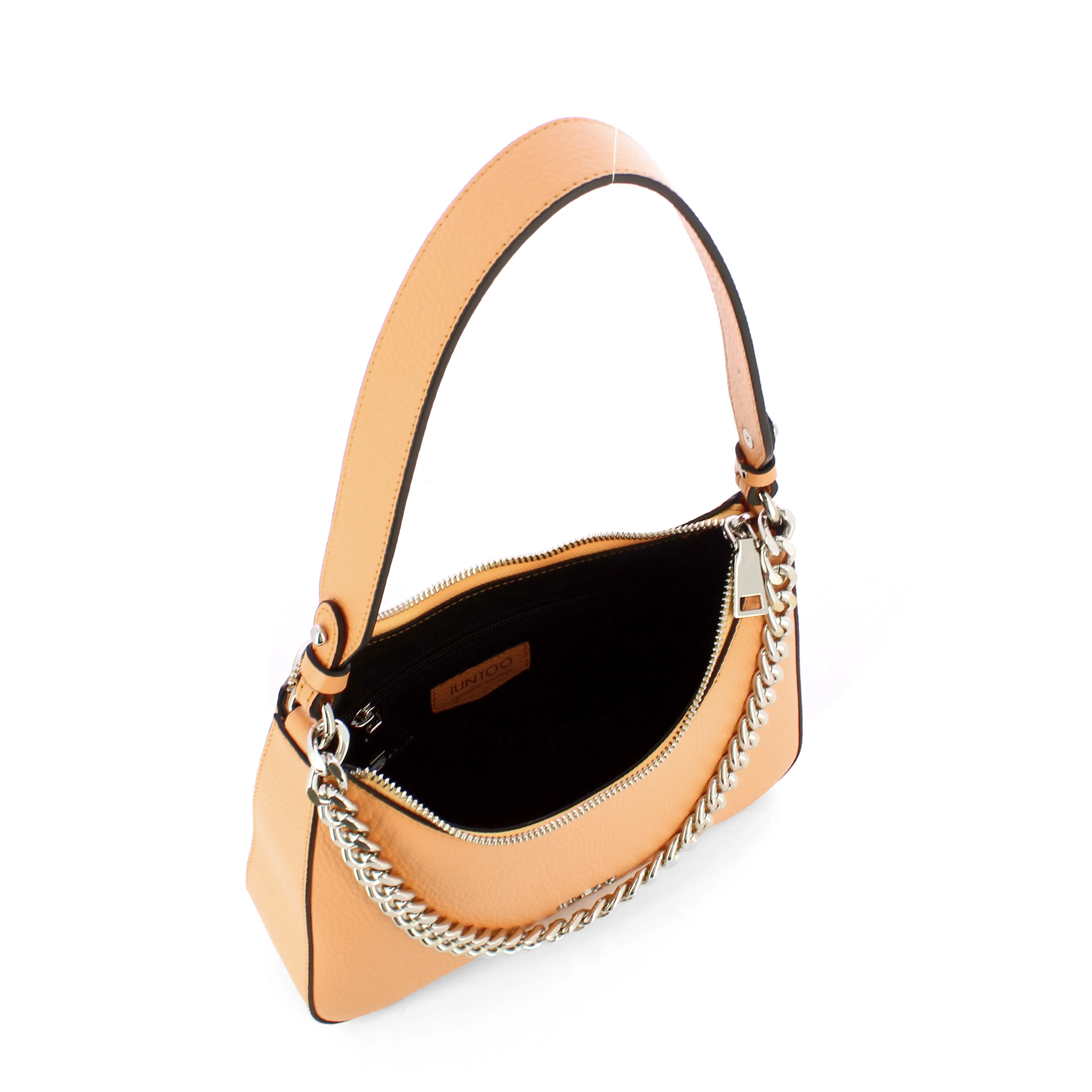 Iuntoo - Eleganza Albicocca Medium Shoulder Bag - 168096 - ALBICOCCA