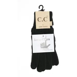 KIDS Smart Tips Gloves - Black