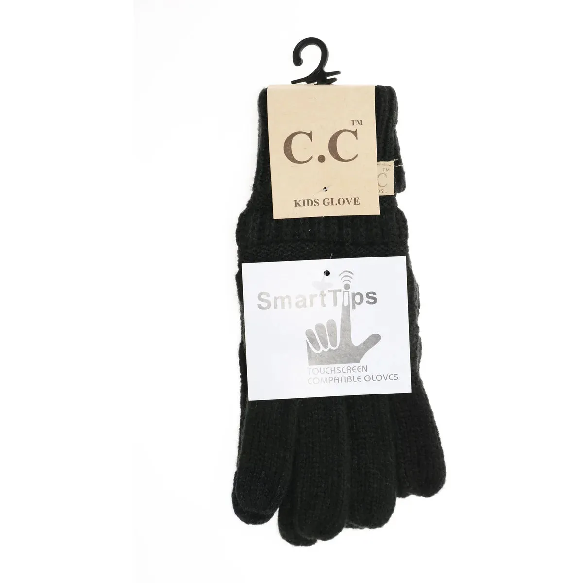 KIDS Smart Tips Gloves - Black