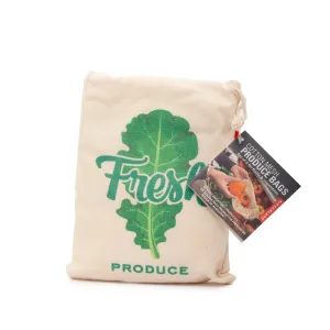 Kikkerland Cotton Mesh Produce Bags Set Of 5