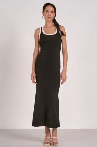 Leana Contrast Trim Tank Dress