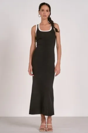 Leana Contrast Trim Tank Dress