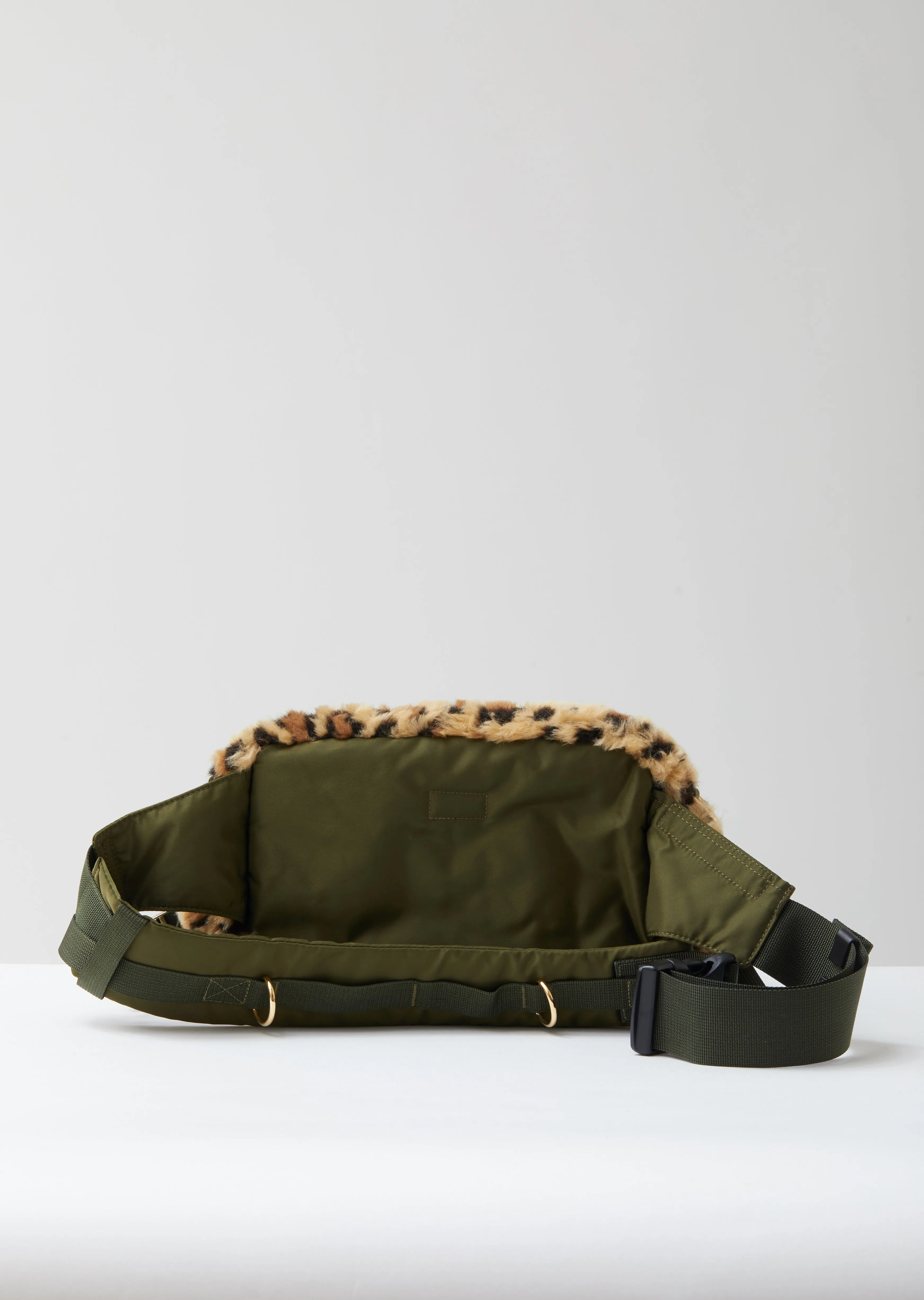 Leopard Faux Fur Waist Bag