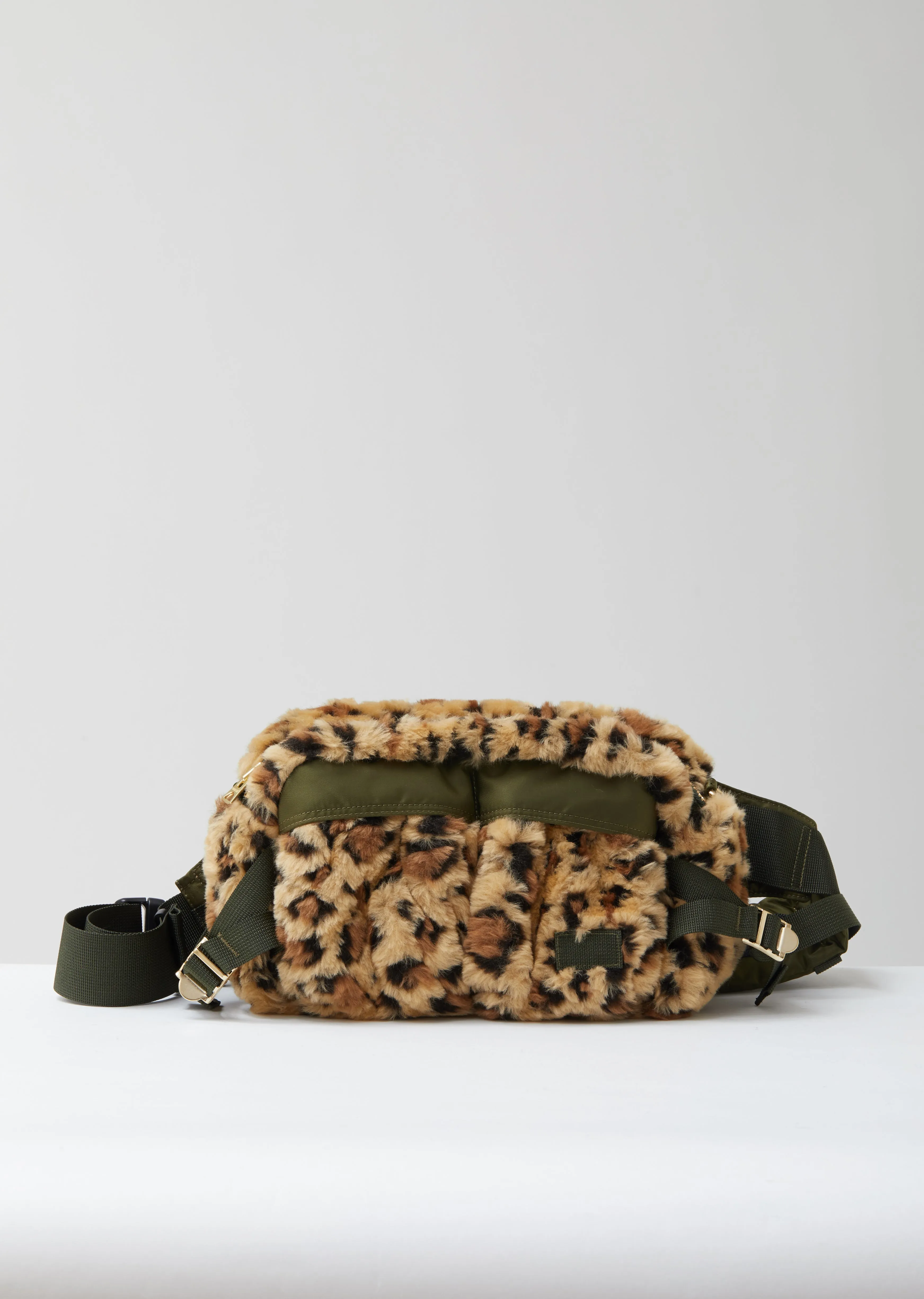 Leopard Faux Fur Waist Bag