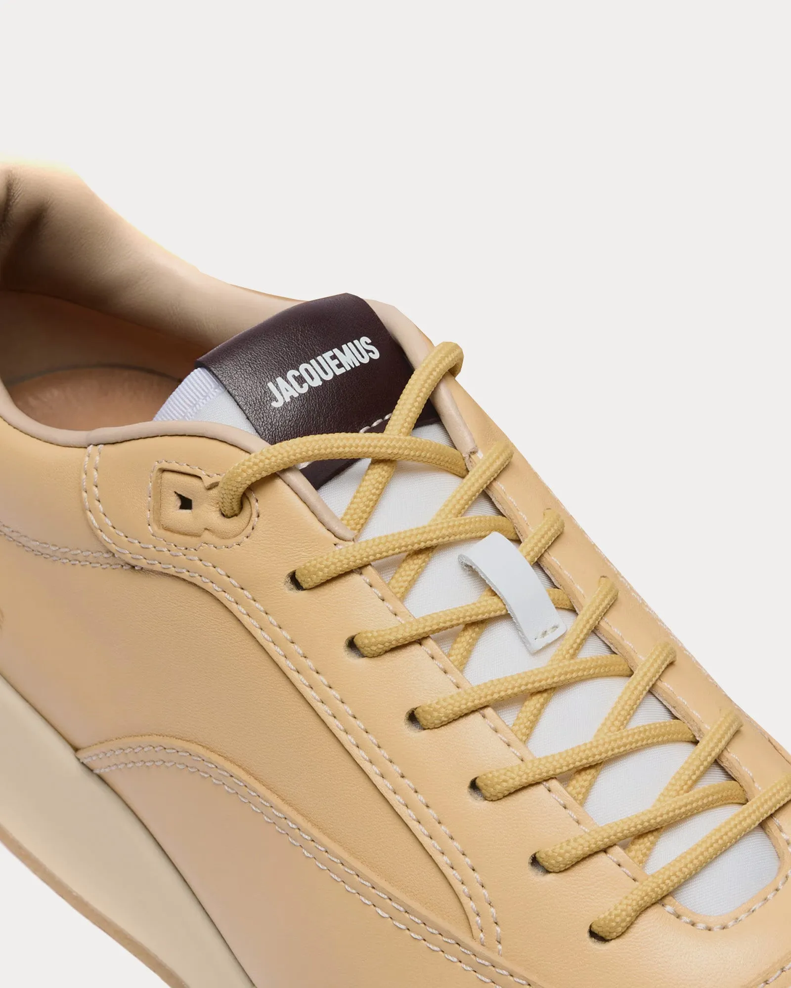 Les Sculptures 'La Daddy' Pale Yellow Low Top Sneakers