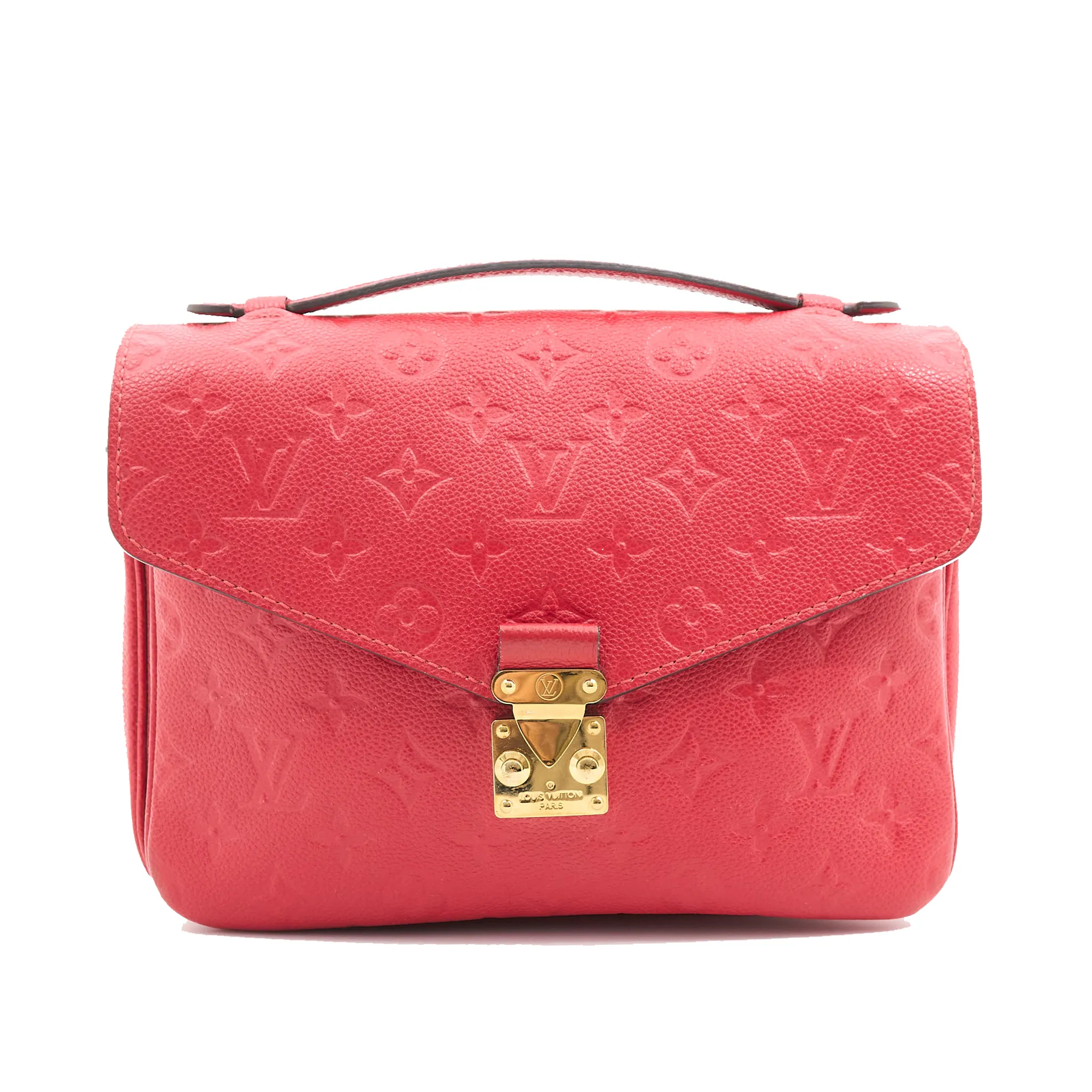 Louis Vuitton Red Empreinte Leather Metis