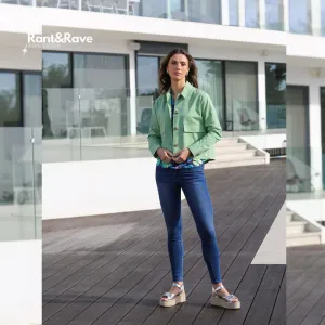 Maggie Skinny Mid Blue Jeans