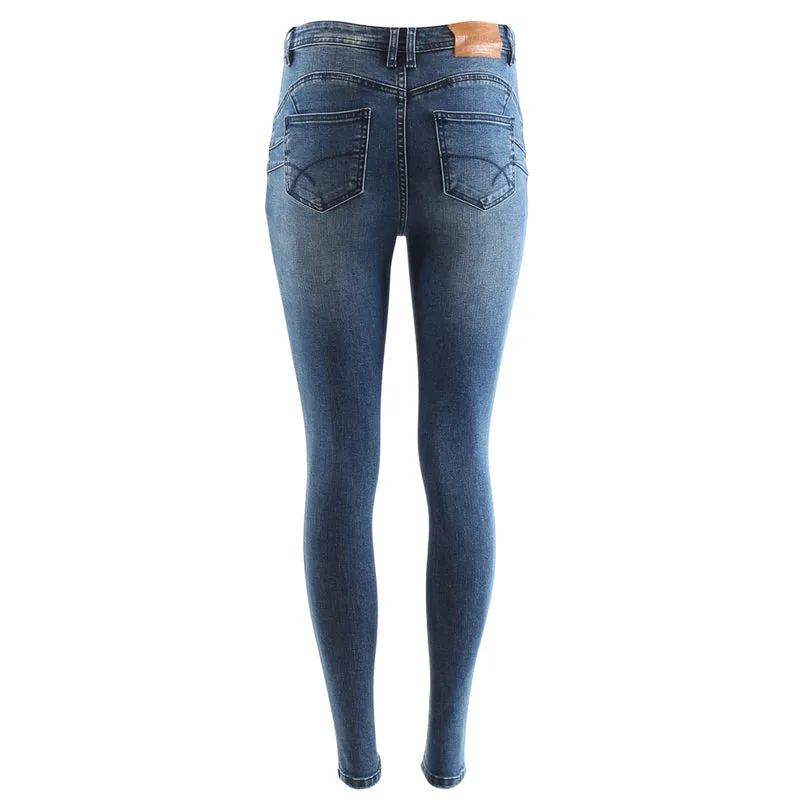 Maggie Skinny Mid Blue Jeans