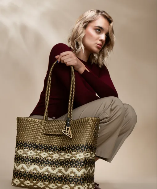 Maria Victoria | Nova WG TC | Upcycled, Handwoven, Shoulder Bag
