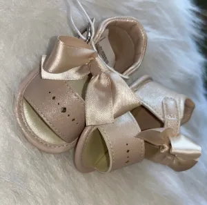 Mayoral Beige Bow Infant Sandal