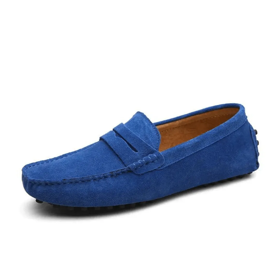 Men's Suede Loafers - Smart Casual Shoes