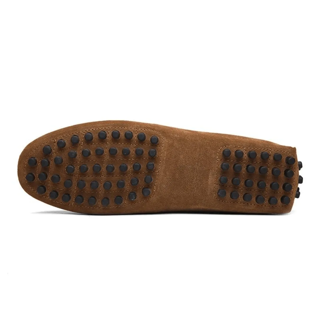 Men's Suede Loafers - Smart Casual Shoes