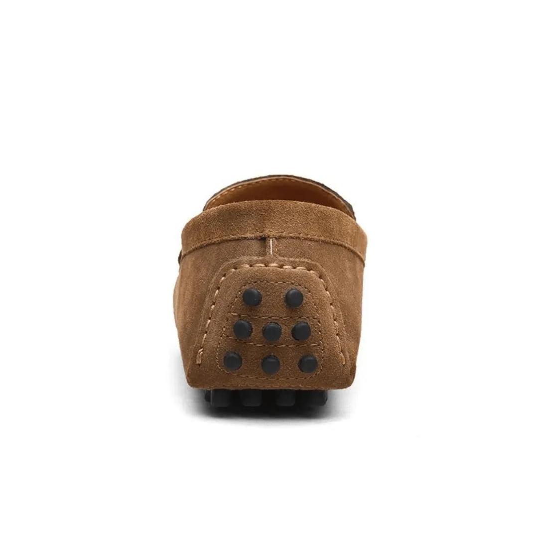 Men's Suede Loafers - Smart Casual Shoes