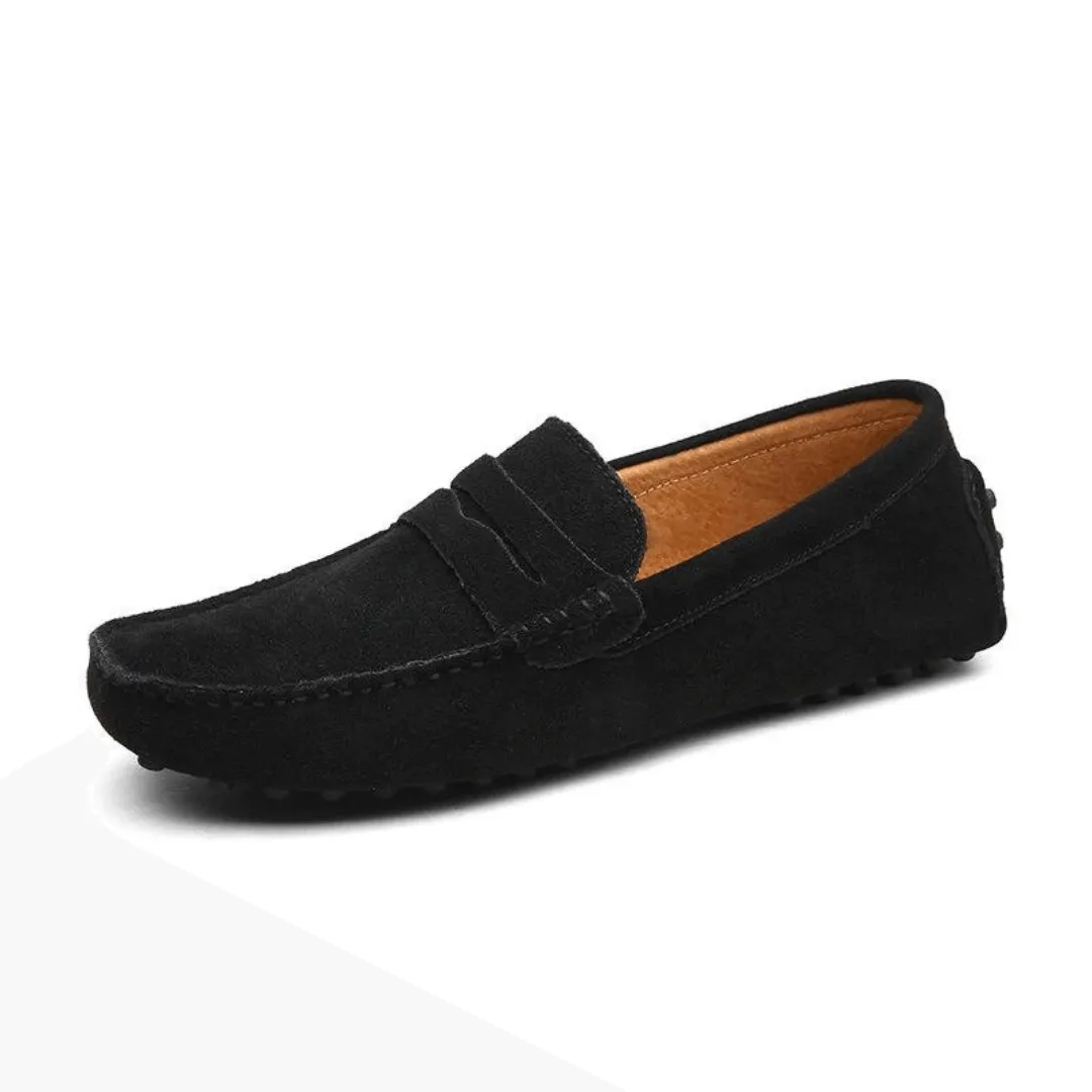 Men's Suede Loafers - Smart Casual Shoes