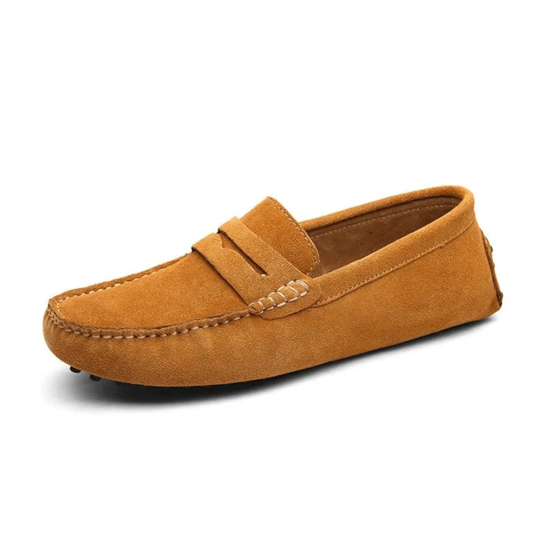 Men's Suede Loafers - Smart Casual Shoes