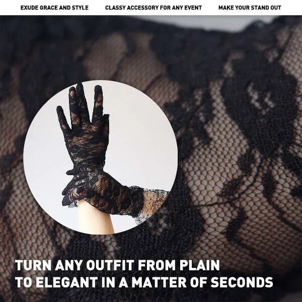 Meryl - Women's lace gloves