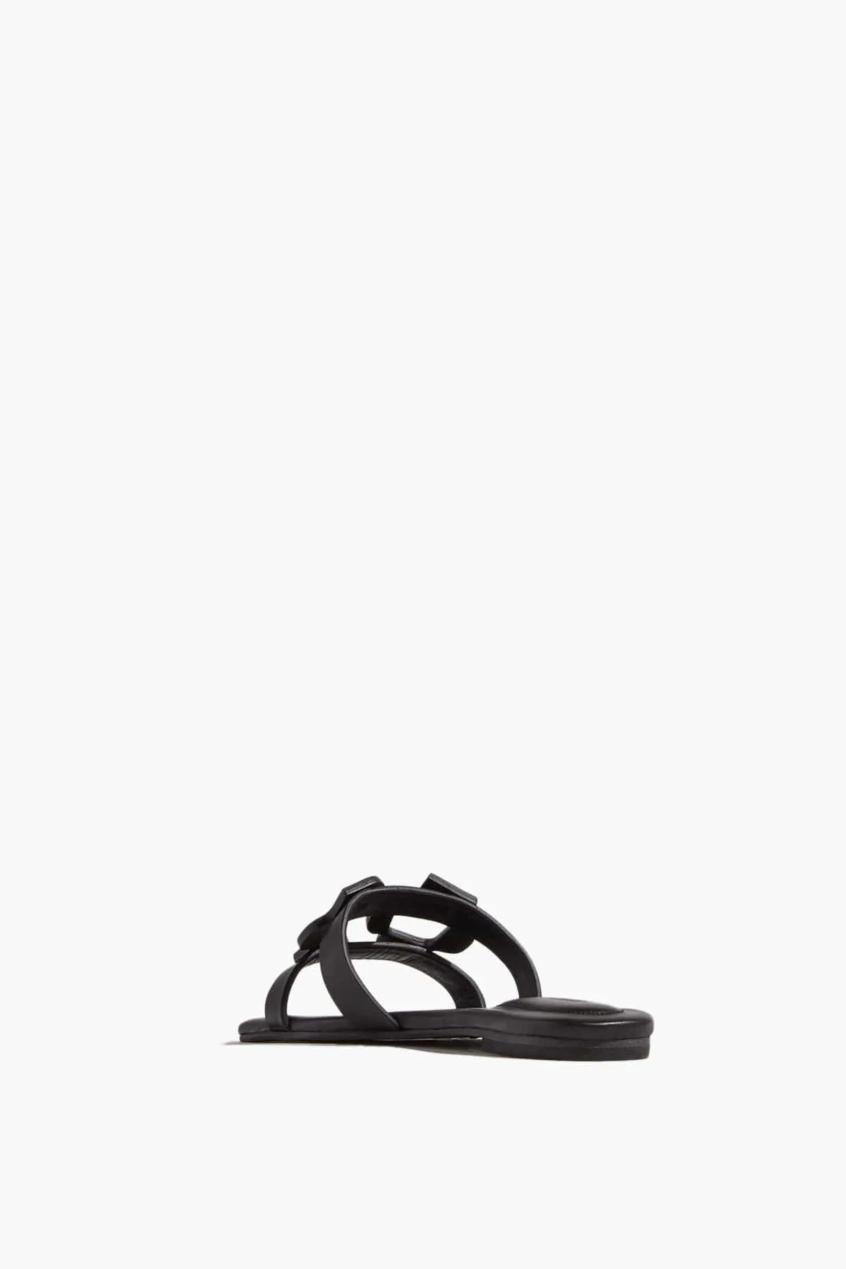 Monogram Flat Slide in Black (TS)