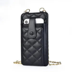 Mugrs™ Woven Vegan Crossbody Phone Bag, Card Holder