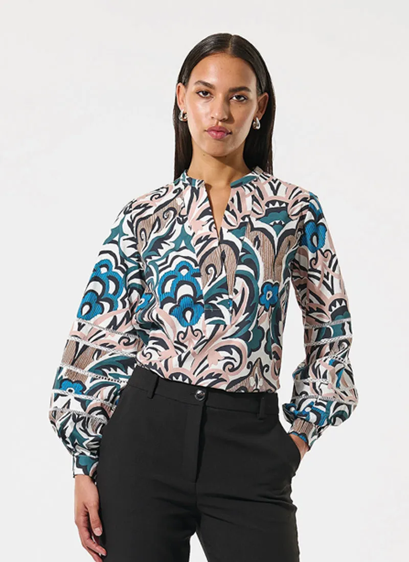 Nadia Printed Blouse
