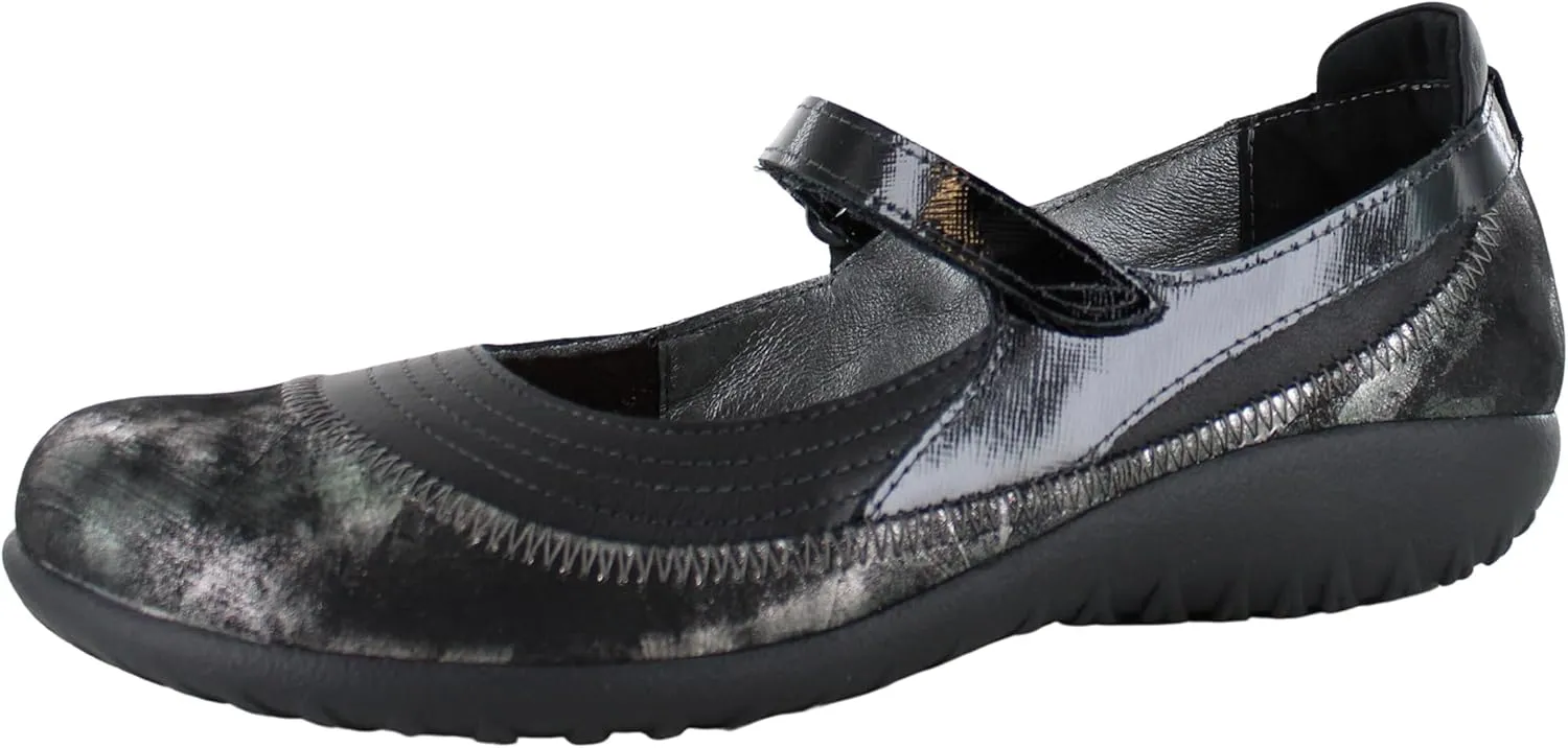 NAOT Footwear Women's Kirei Maryjane with Cork Footbed and Arch Comfort and Support - Lightweight and Perfect for Travel- Removable Footbed