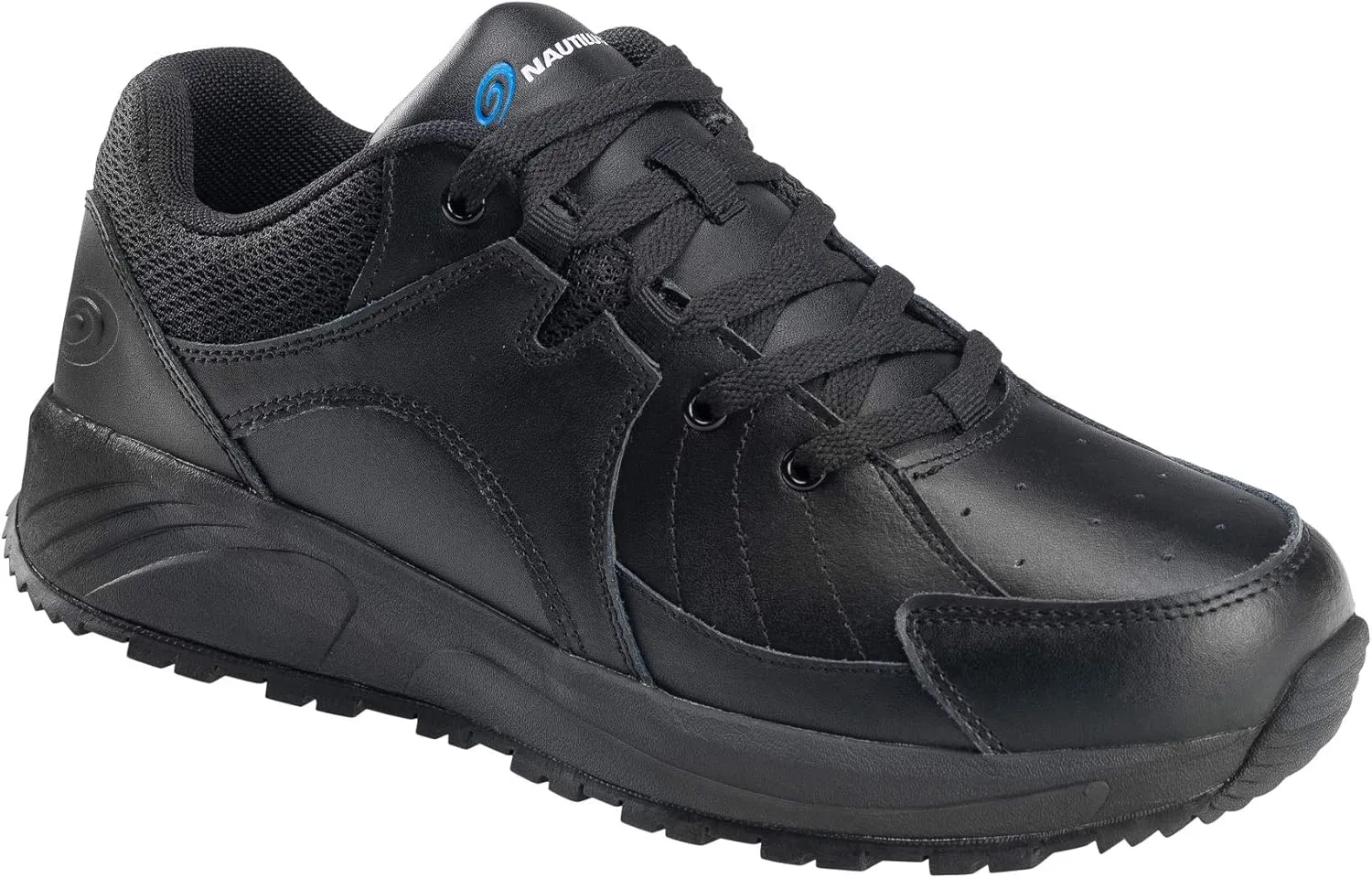 Nautilus Safety Footwear Men's 5020 Skidbuster Athletic Slip-Resistant Work Shoe, Black - 9 W