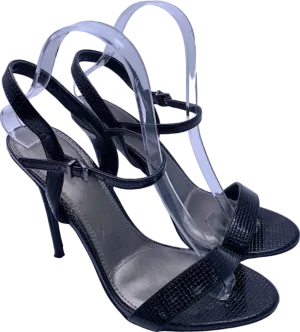 Next Black Strappy High Heel Sandals EU 41 UK 8