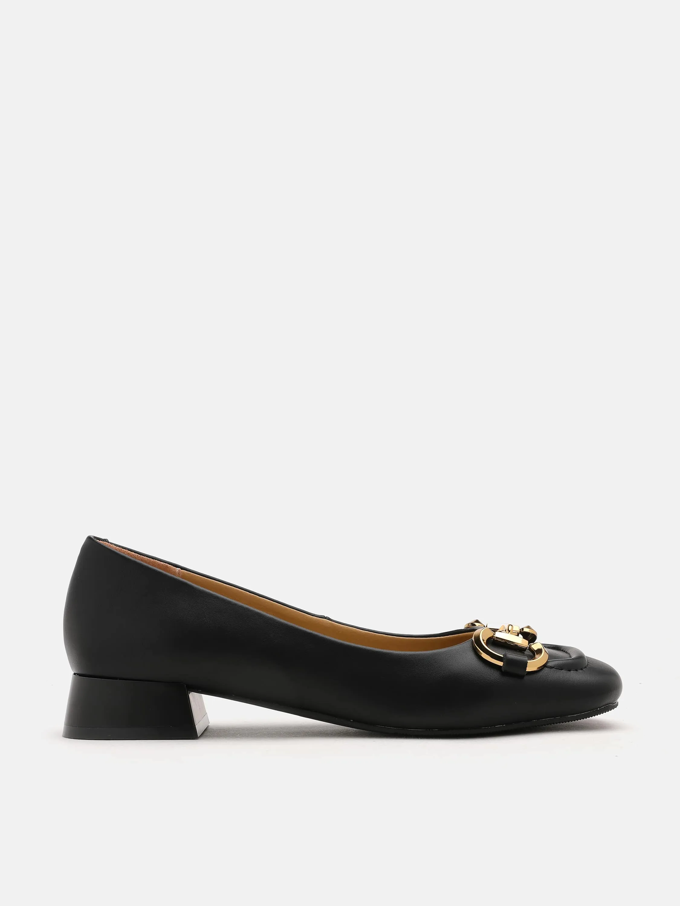Oli Horsebit Low Block Heels