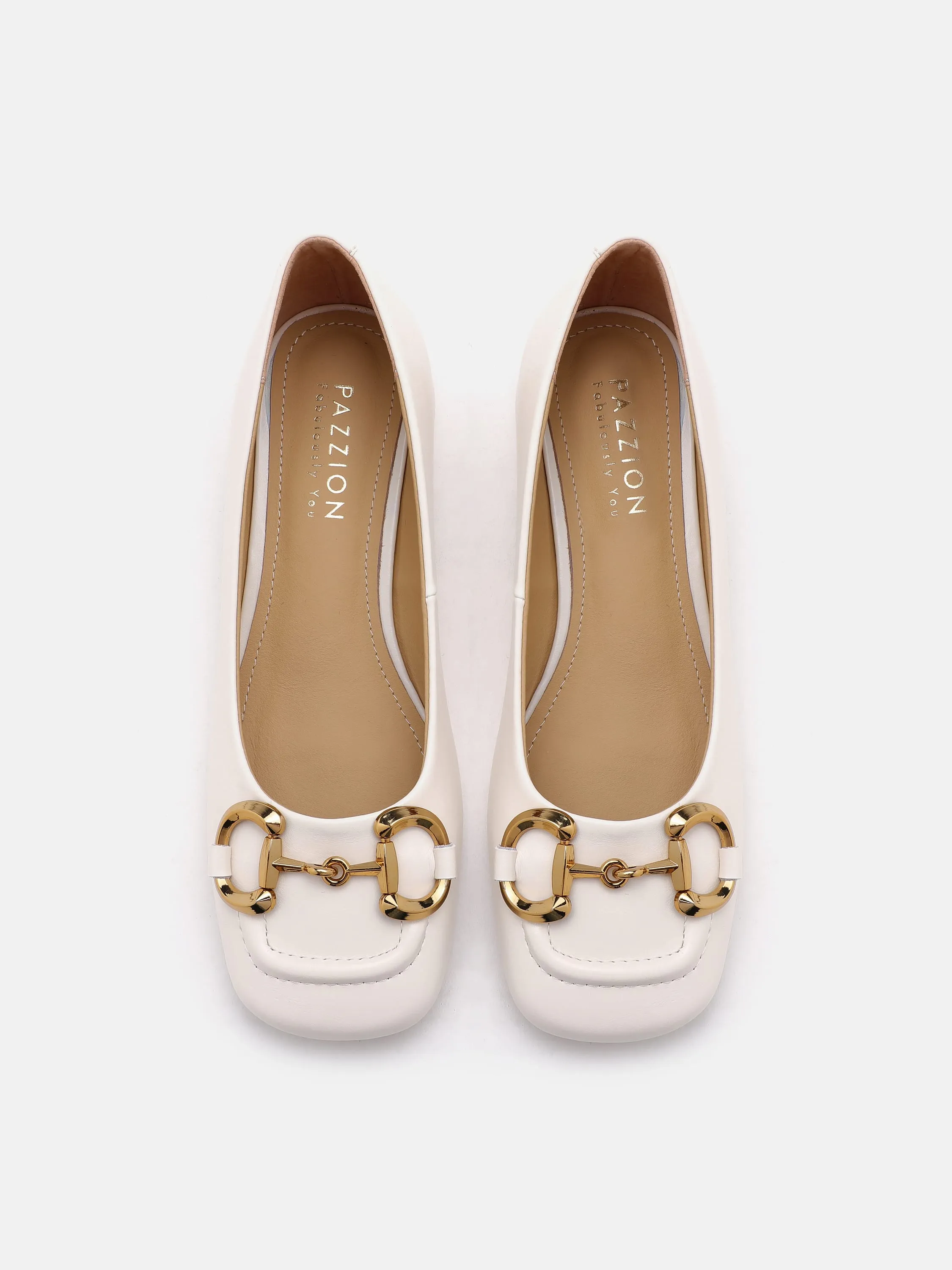 Oli Horsebit Low Block Heels