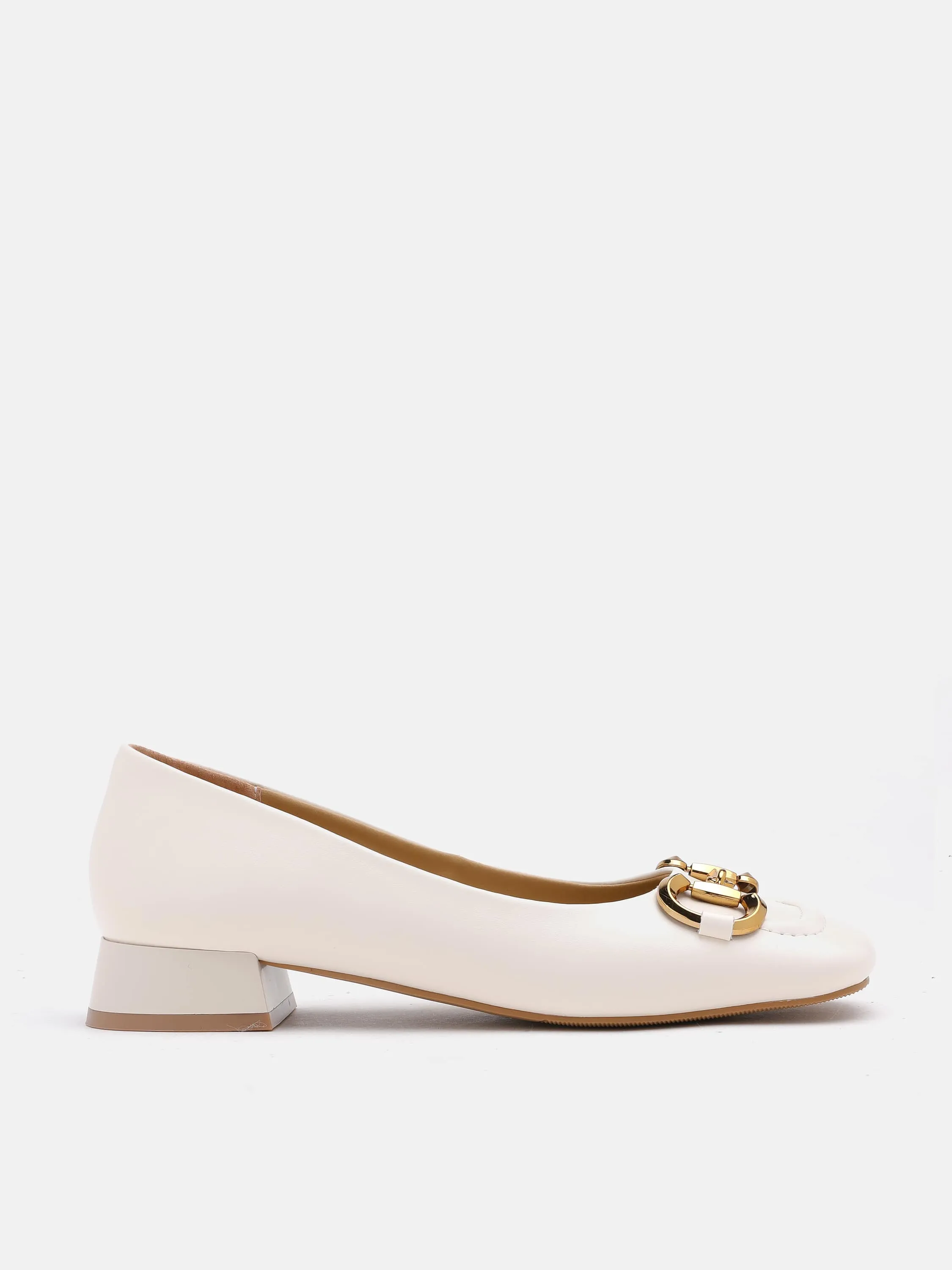 Oli Horsebit Low Block Heels