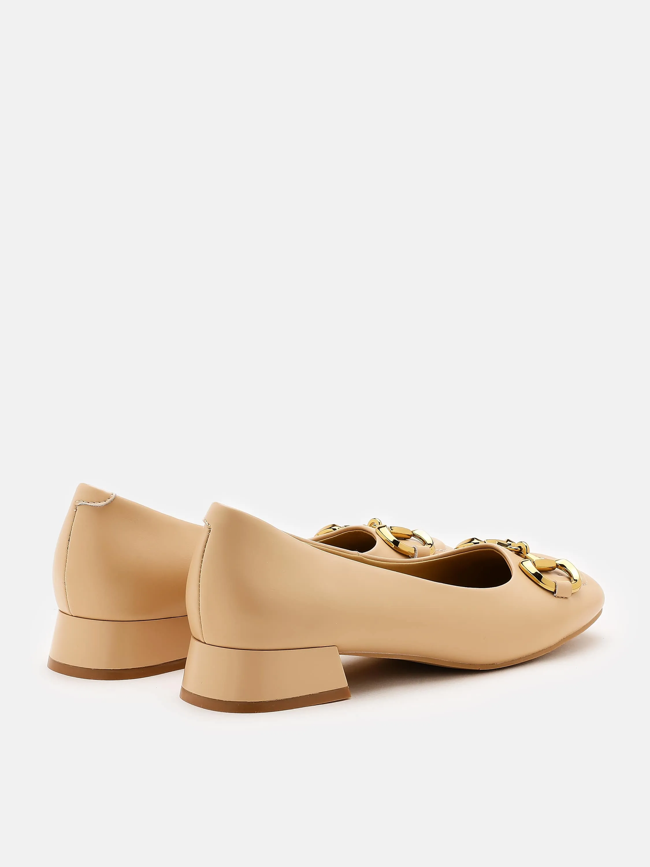Oli Horsebit Low Block Heels
