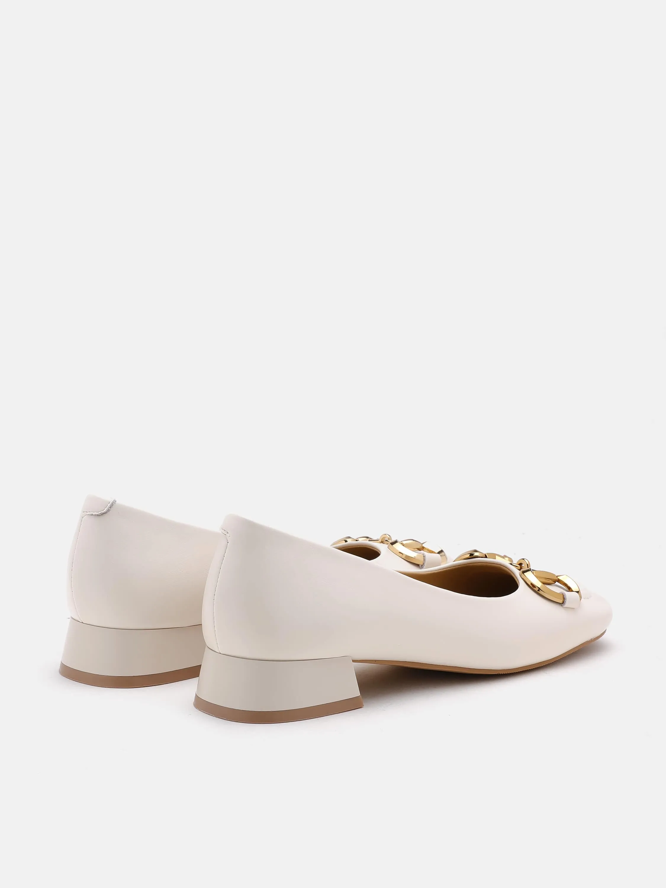 Oli Horsebit Low Block Heels
