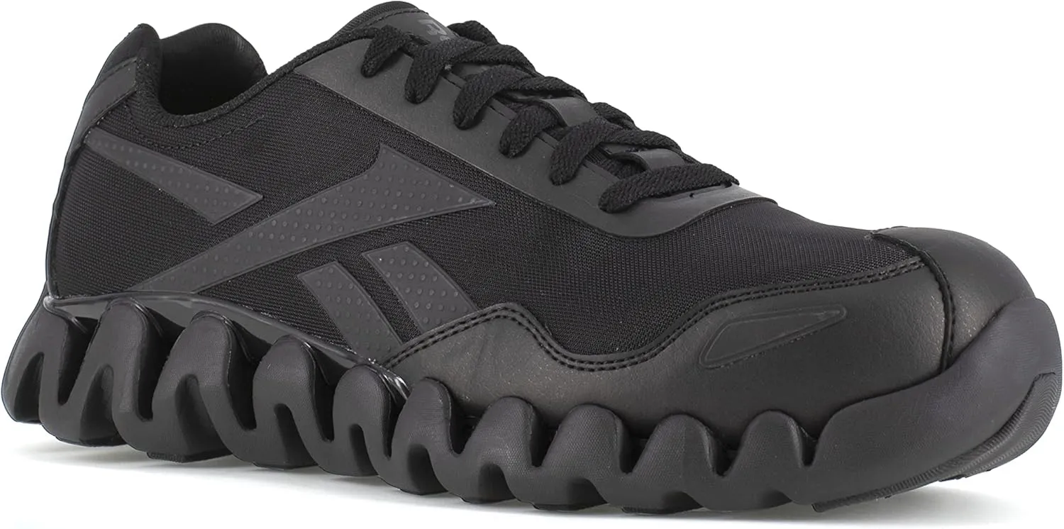 Reebok Work Women's RB319 Zig Pulse Work Construction Shoe Black Safety, 9