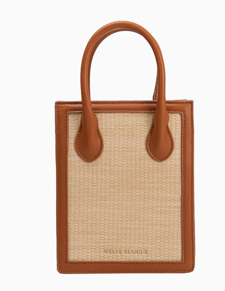 Roberta Straw Small Tote Bag