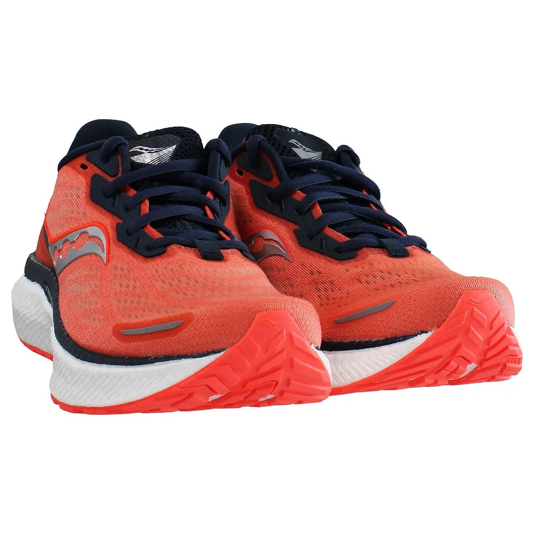 Saucony Triumph 19 Womens Orange Running Shoes