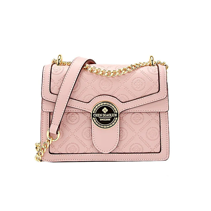 SEALBEER Light luxury women's bag new chain underarm shoulder bag high-end leather retro Bacchus bag fashionable versatile messenger bag