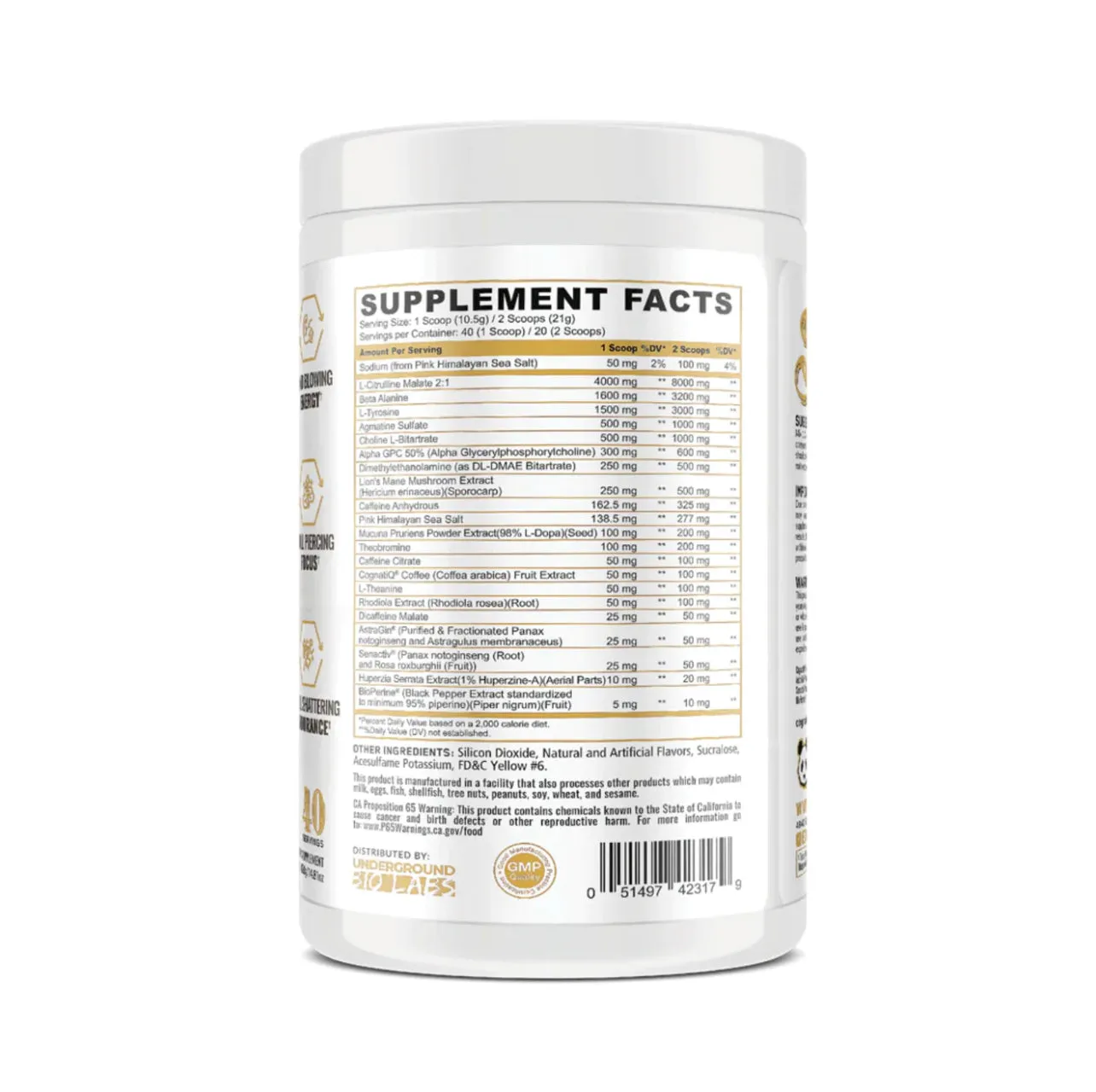 Skull, Panda Supps Pre-Workout