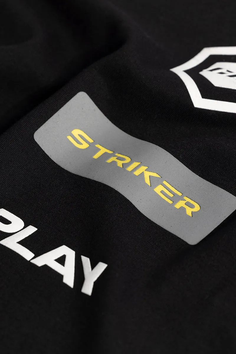Striker Play Black T-Shirt